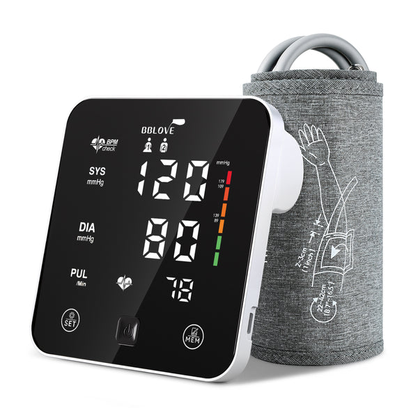 Clinically Accurate Blood Pressure Monitors for Home Use, Upper Arm Blood Pressure Monitor, XL Blood Pressure Cuff 9-17", Blood Pressure Machine 2 Users 180 Sets Mem with Storage Bag